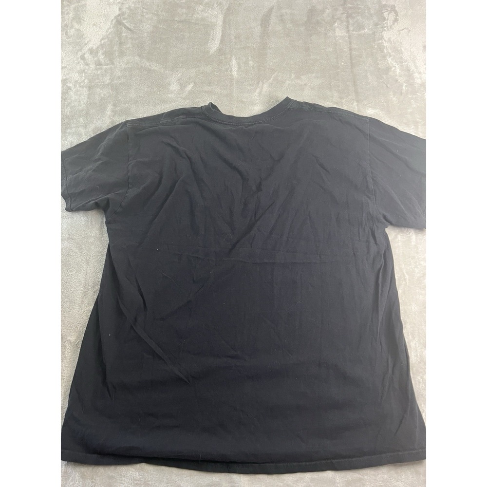 Aaliyah Mens Shirt Xl Black Trippy Logo Official R&B View 3